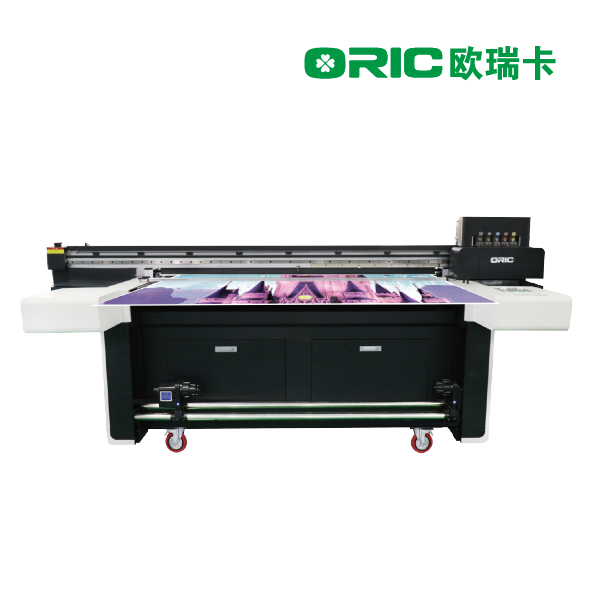 OR-3000H 1.6m UV Roll To Roll And Faltbed Hybird Printer With three/four Industrial Print Heads